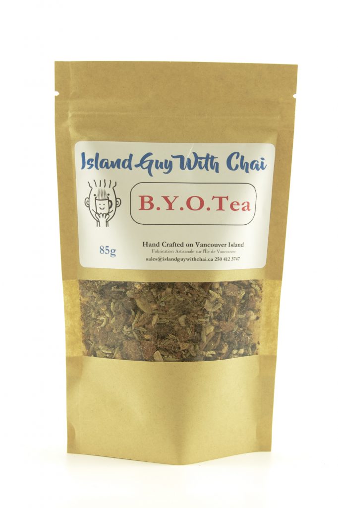 B.Y.O.Tea Steeping Chai Island Guy With Chai