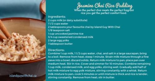 chai rice pudding